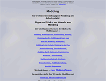 Tablet Screenshot of mobbing.net
